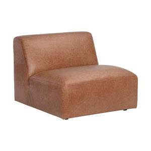 WATSON MODULAR - ARMLESS CHAIR - MARSEILLE CAMEL LEATHER