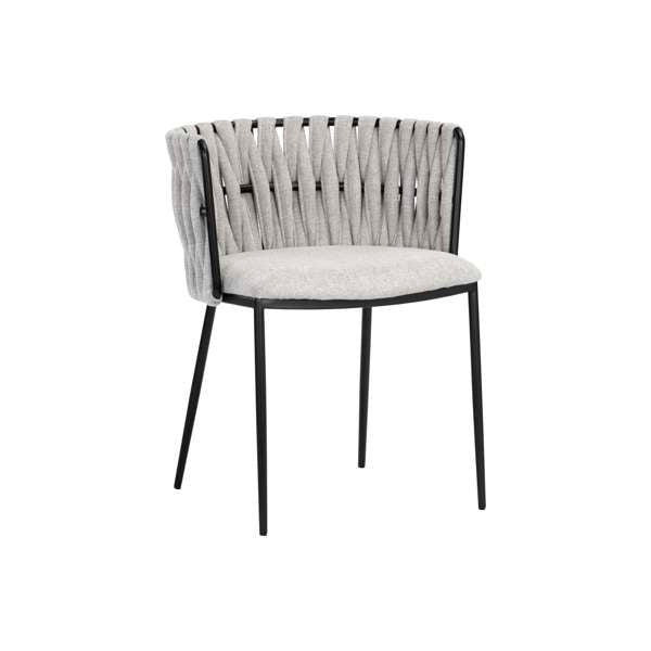 Sarai Dining Armchair - Belfast Heather Grey