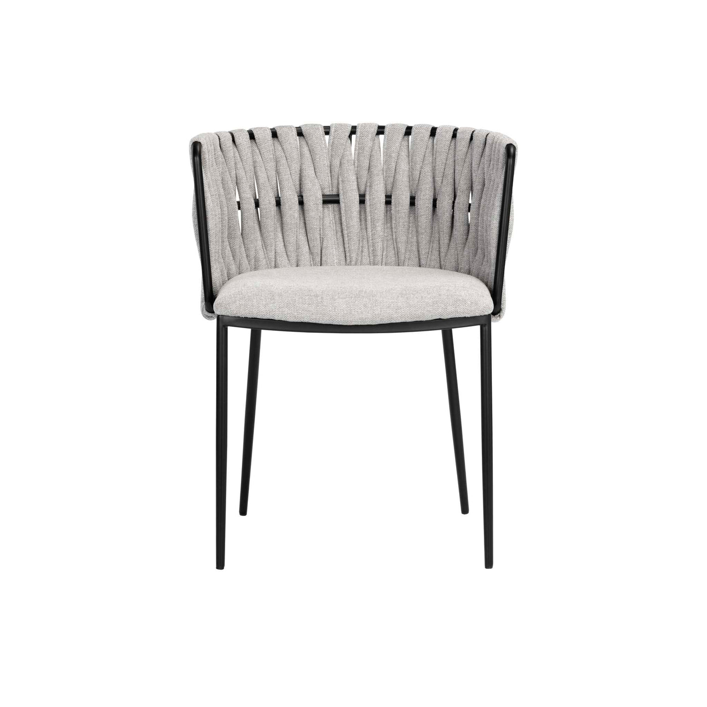 Sarai Dining Armchair - Belfast Heather Grey