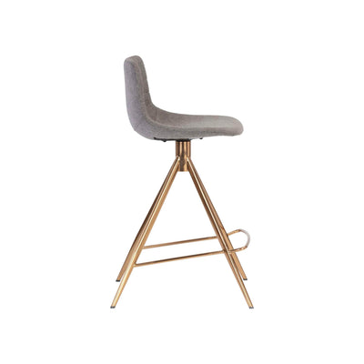 Andres Swivel Counter Stool - Belfast Koala Grey