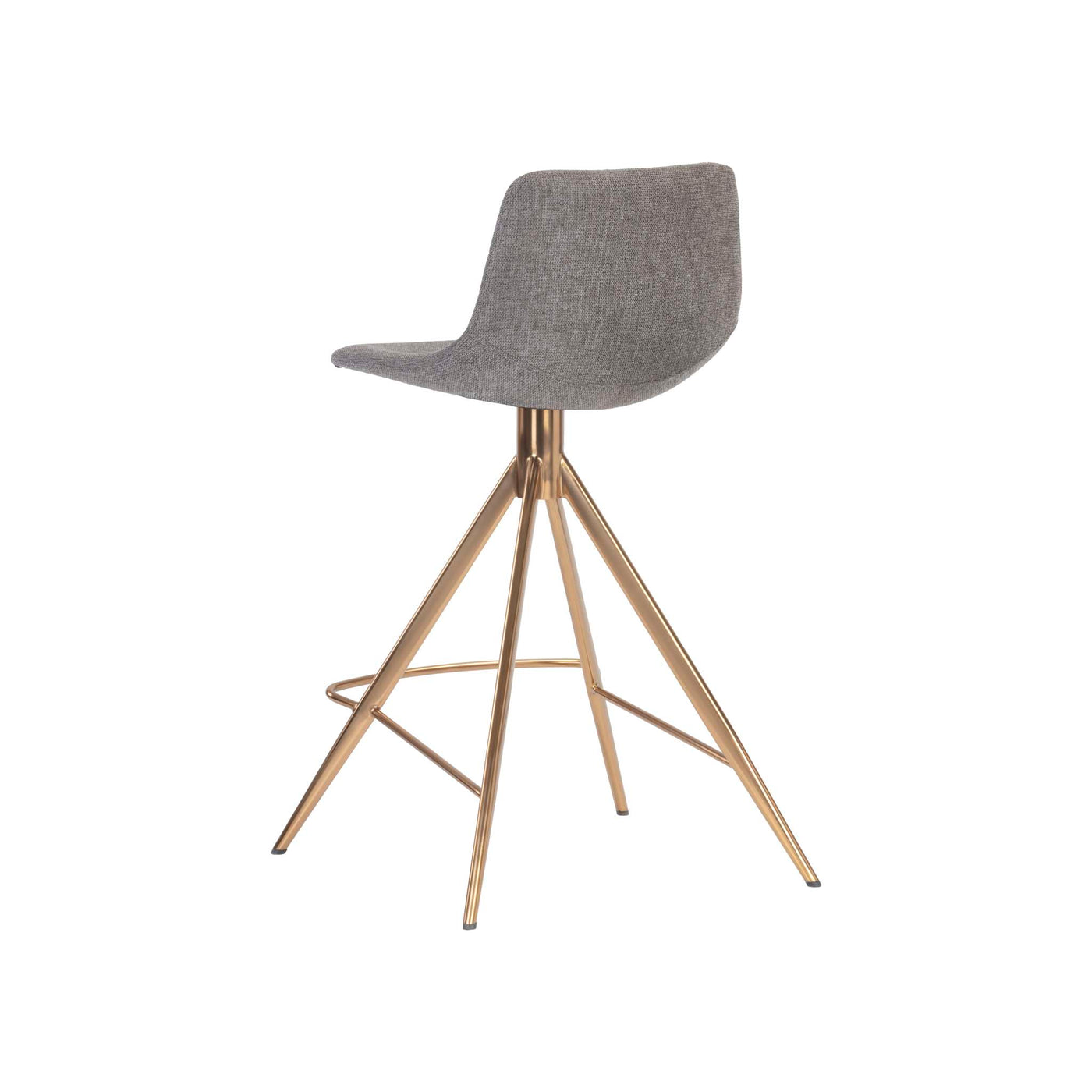 ANDRES SWIVEL COUNTER STOOL - BELFAST KOALA GREY