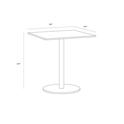 Enco Bistro Table - Square - 24"