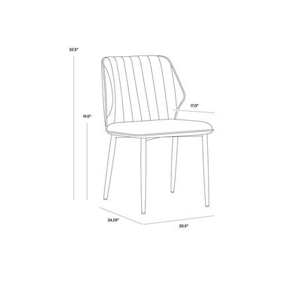 CLINTON DINING CHAIR (Sef of 2)