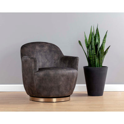 CASEY SWIVEL LOUNGE CHAIR