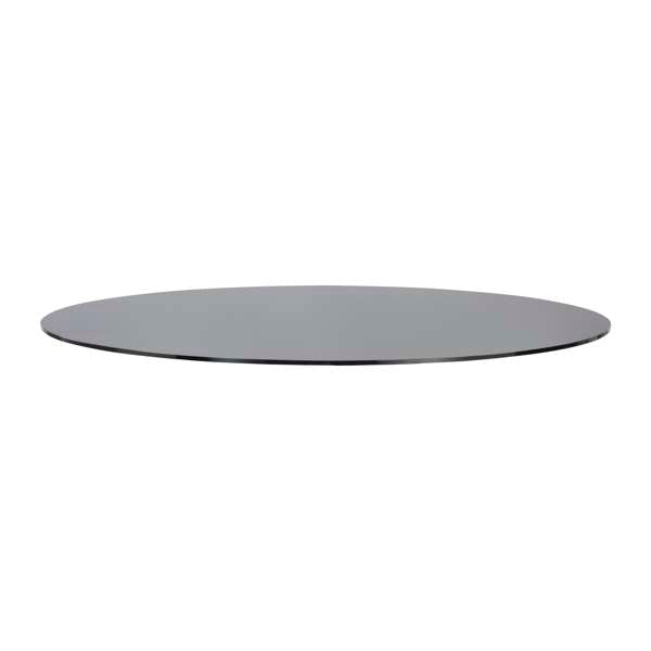 Glass Dining Table Top - Round - Smoke Grey - 59"