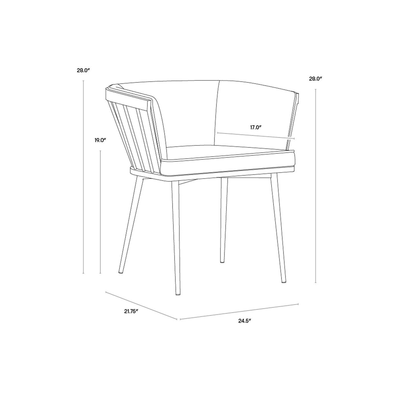 CAILY DINING ARMCHAIR