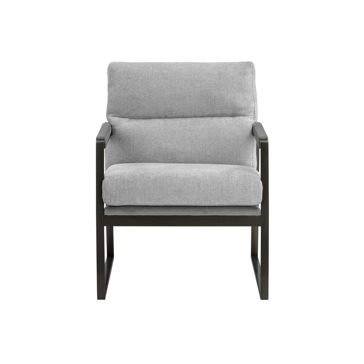 DAVID LOUNGE CHAIR - SAN REMO WINTER CLOUD / ANTONIO CHARCOAL