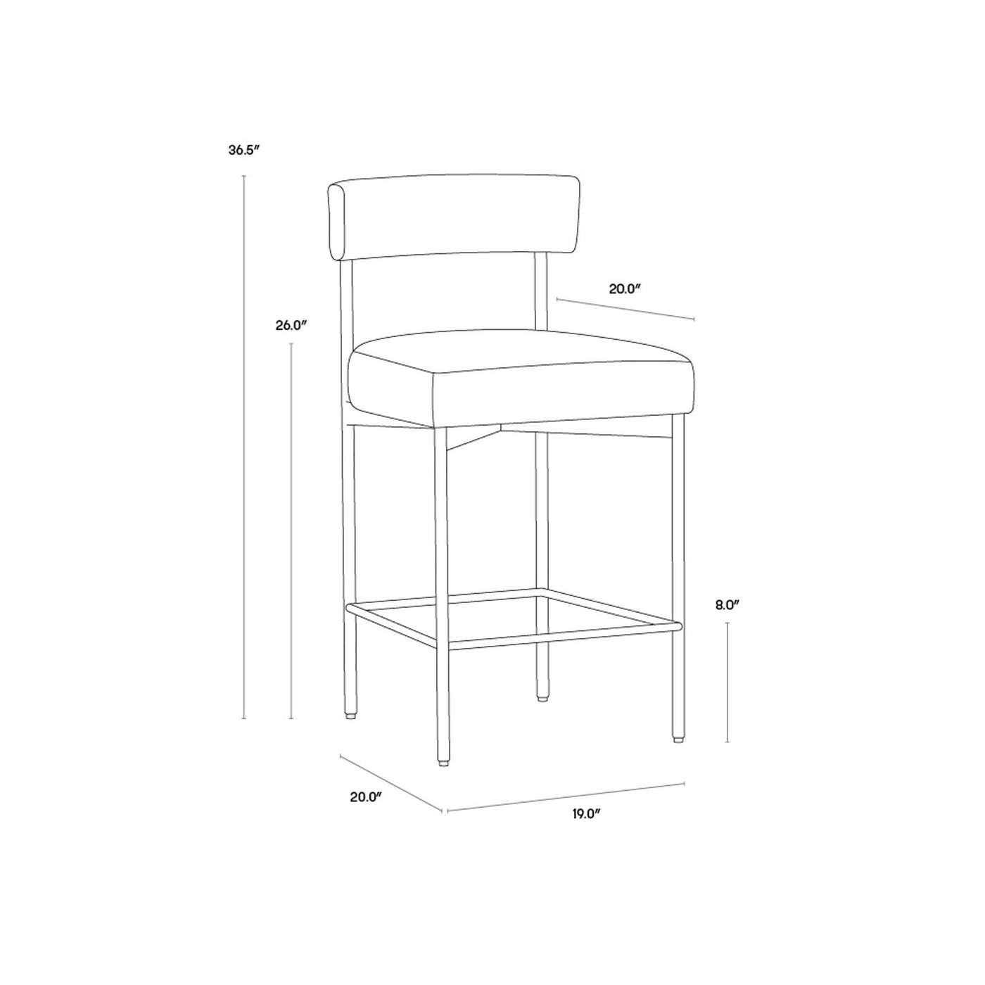 Seneca Counter Stool