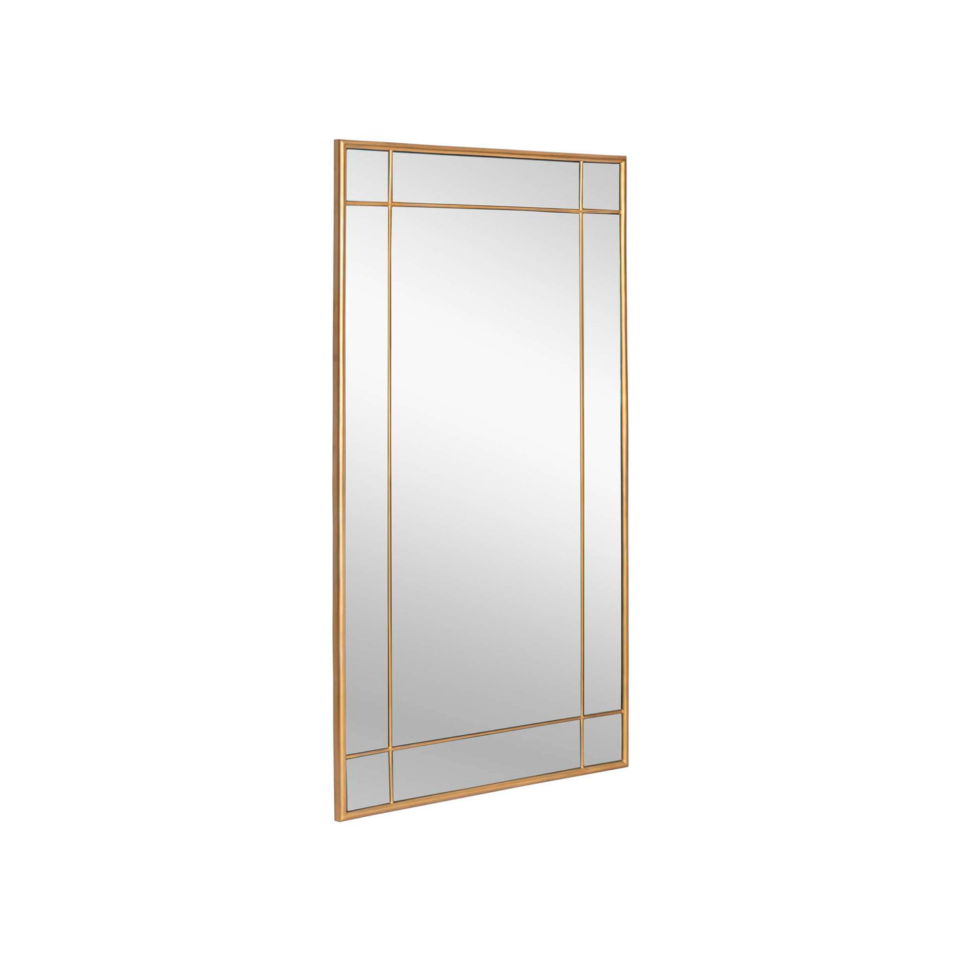 PASADENA FLOOR MIRROR - BRASS