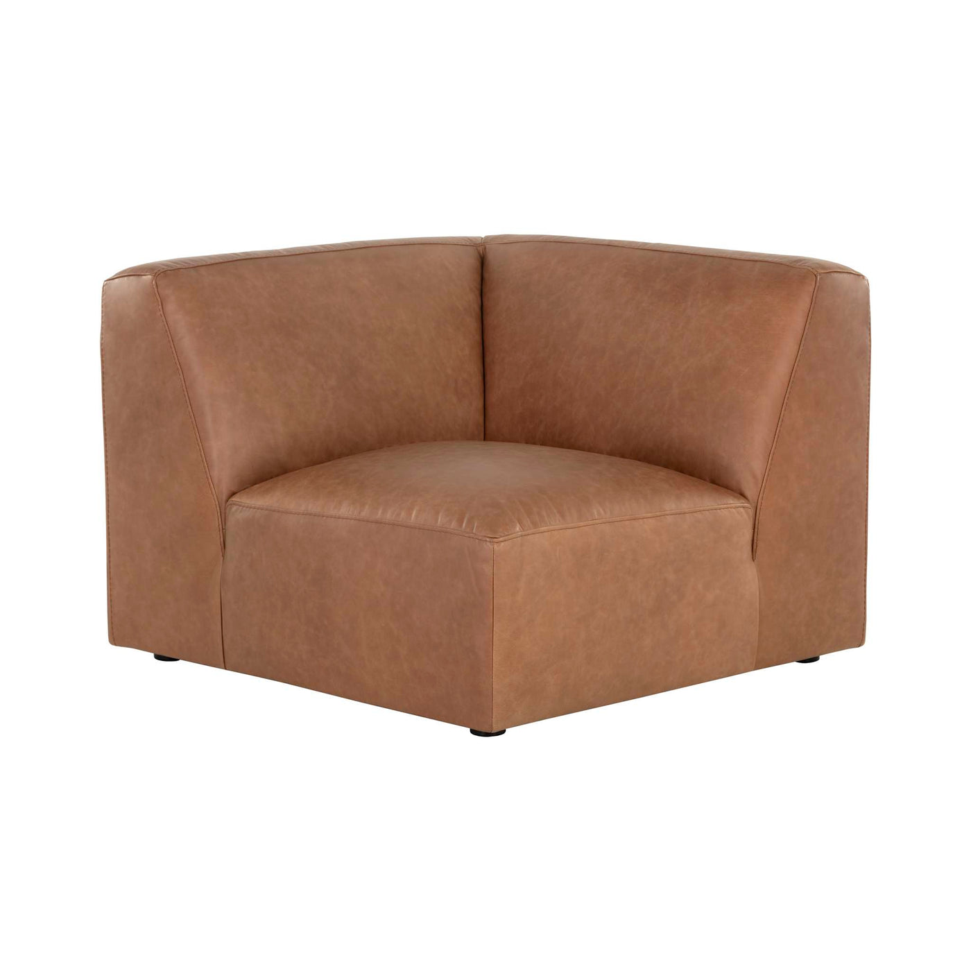 Watson Modular - Corner Chair - Marseille Camel Leather