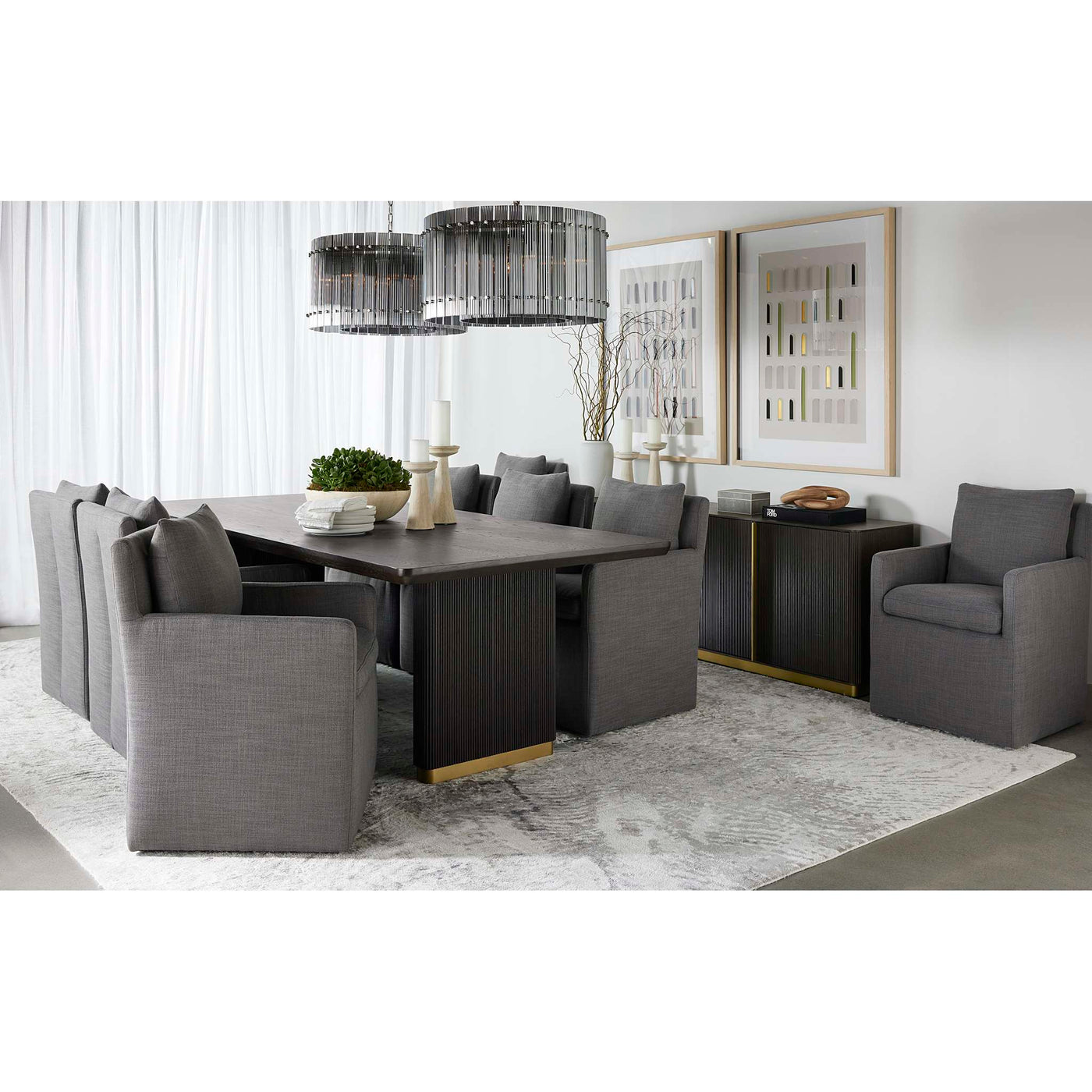 Glenrose Wheeled Dining Armchair