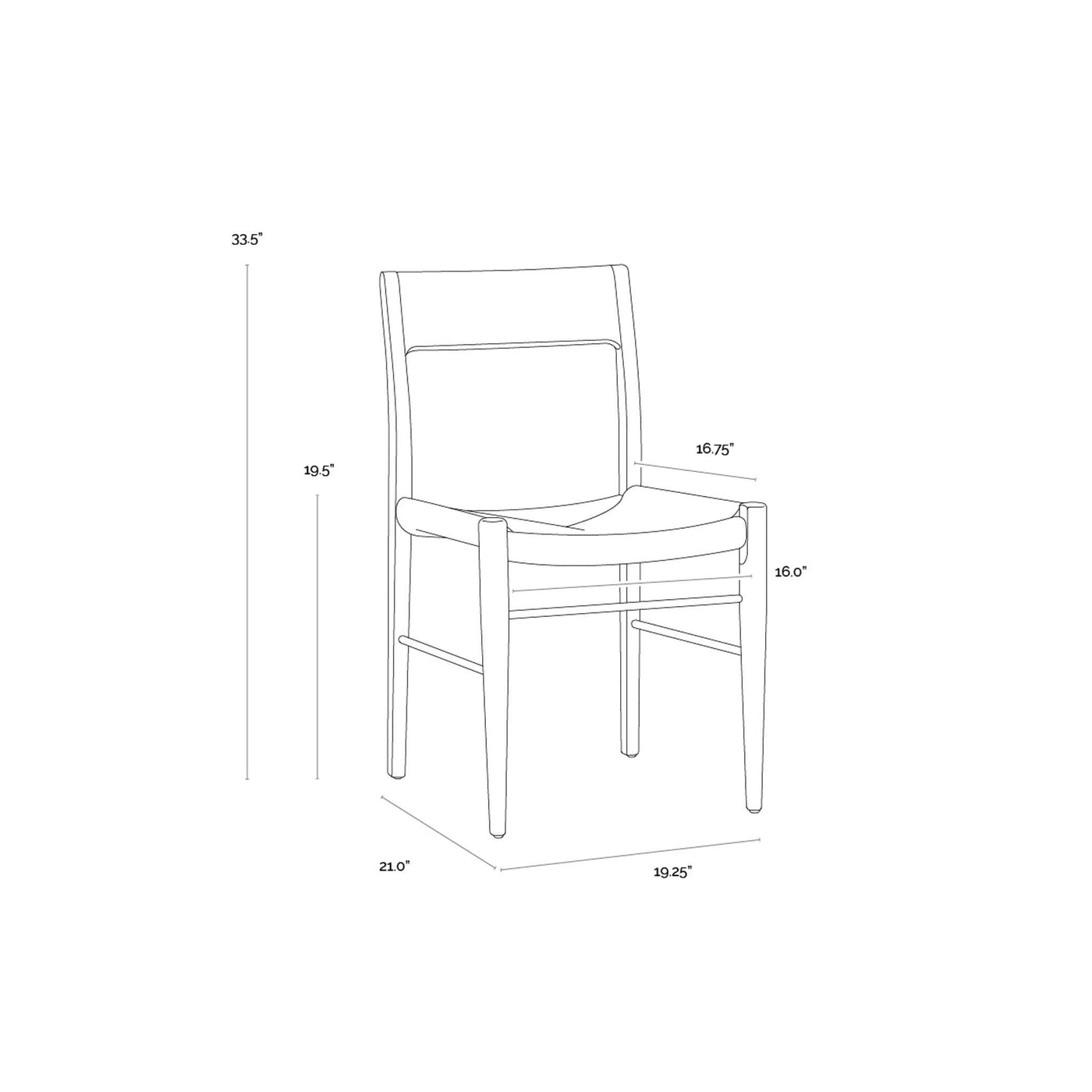 Bondi Dining Chair (Sef Of 2)