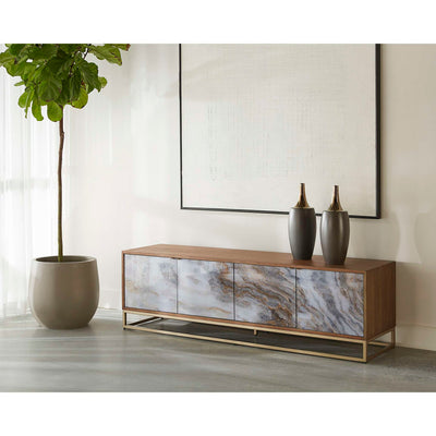 FUENTES MEDIA CONSOLE AND CABINET