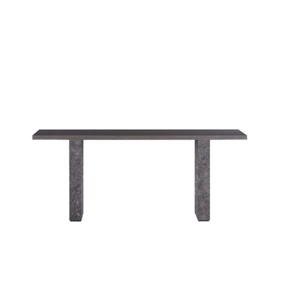 REBEL CONSOLE TABLE - GREY MARBLE / CHARCOAL GREY