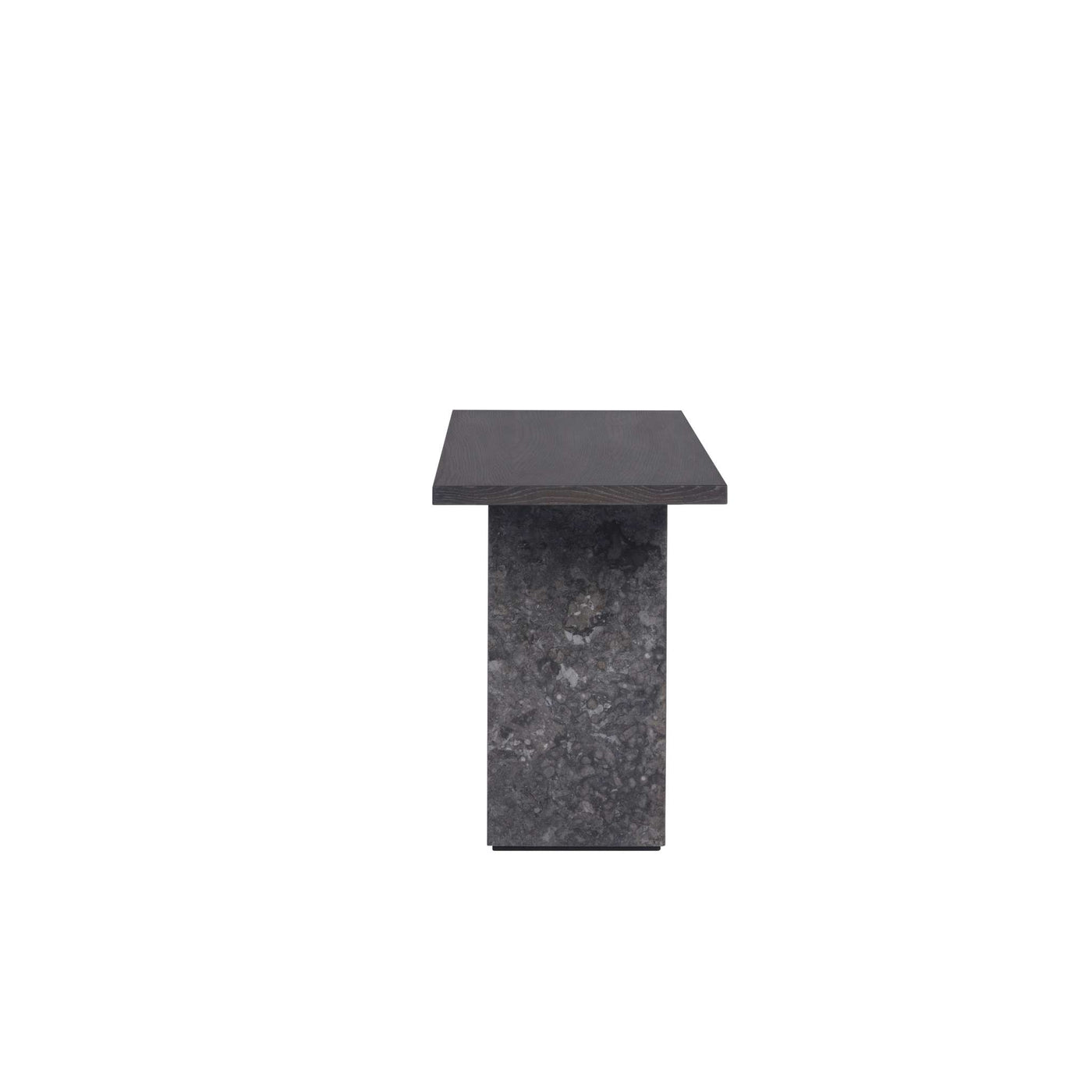 Rebel Console Table - Grey Marble / Charcoal Grey