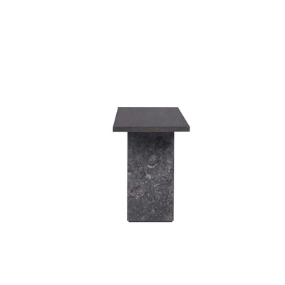 REBEL CONSOLE TABLE - GREY MARBLE / CHARCOAL GREY