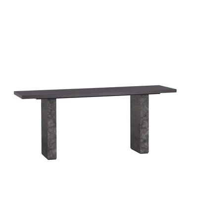 REBEL CONSOLE TABLE - GREY MARBLE / CHARCOAL GREY