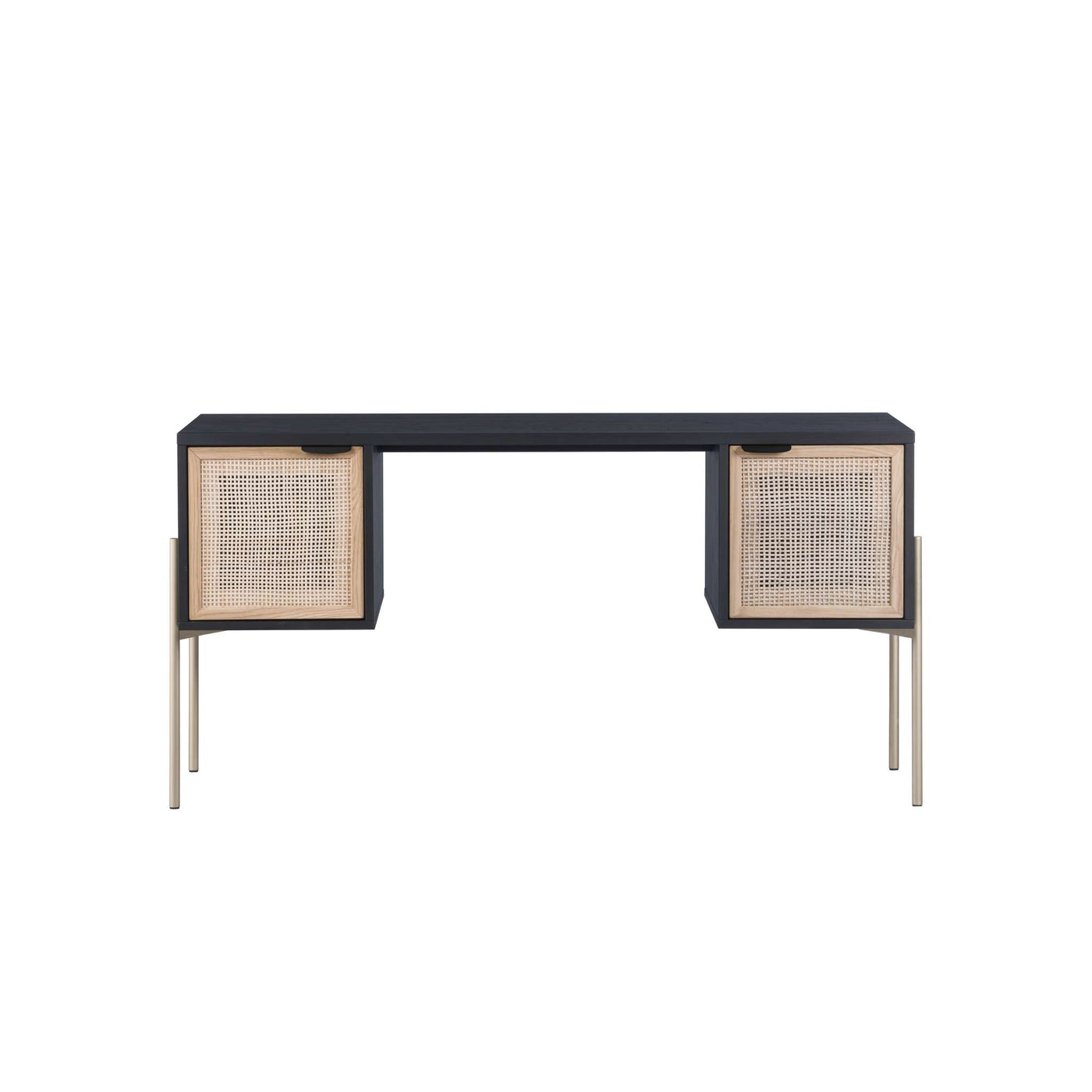 AVIDA DESK - GOLD - BLACK/NATURAL