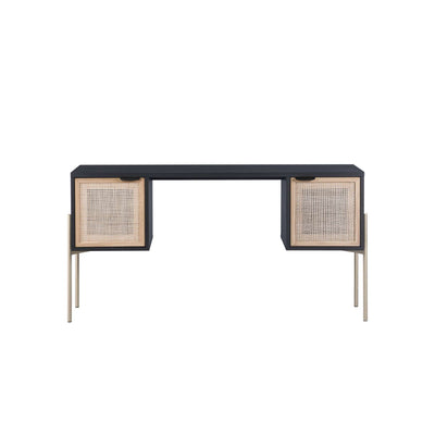 AVIDA DESK - GOLD - BLACK/NATURAL