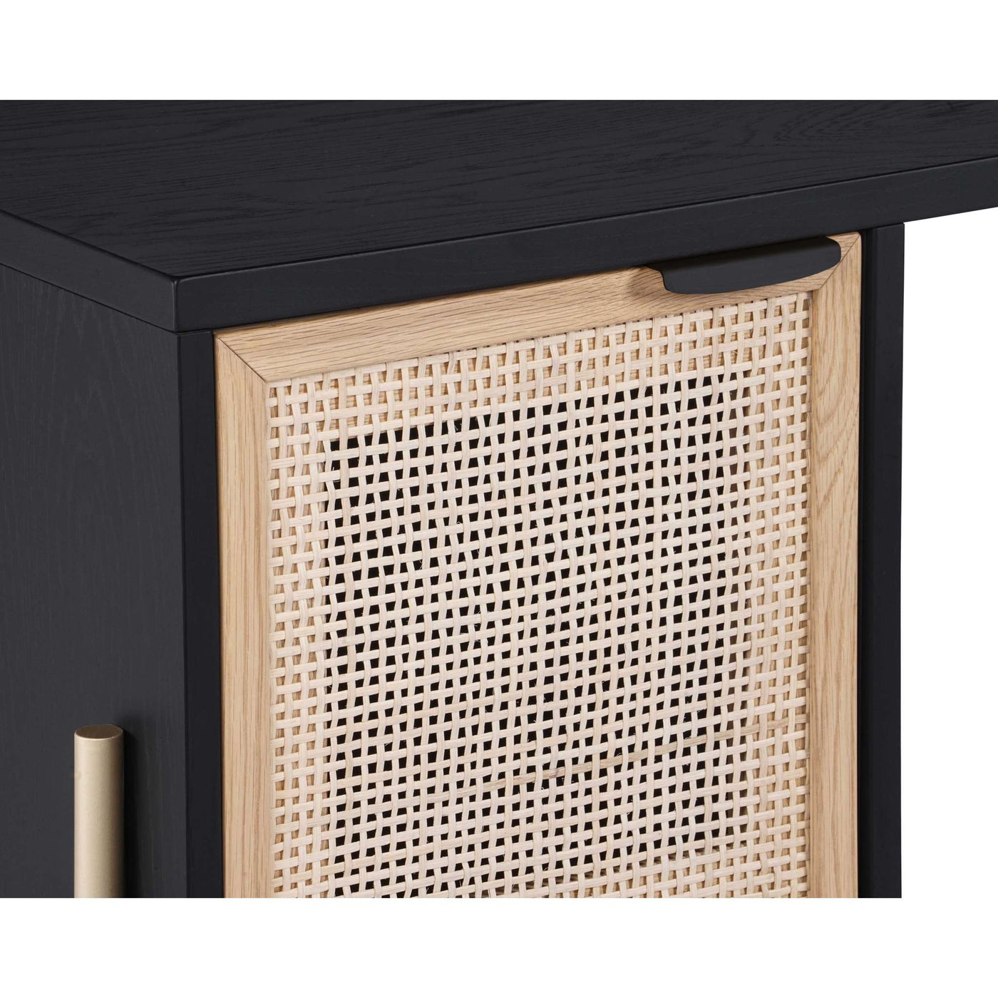 AVIDA DESK - GOLD - BLACK/NATURAL