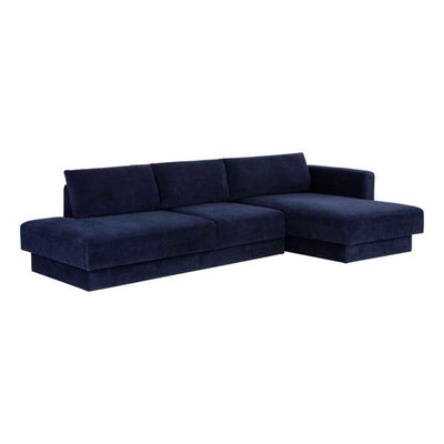 Tecoma Sofa Chaise - Raf & Laf - Danny Navy & Cream