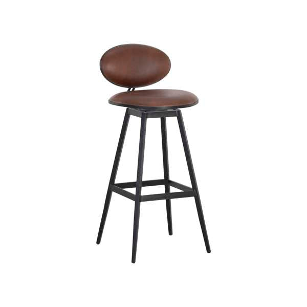 Ember Swivel Barstool - Bravo Cognac