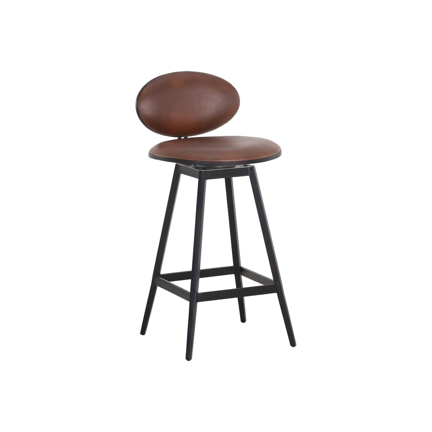 Ember Swivel Counter Stool - Bravo Cognac