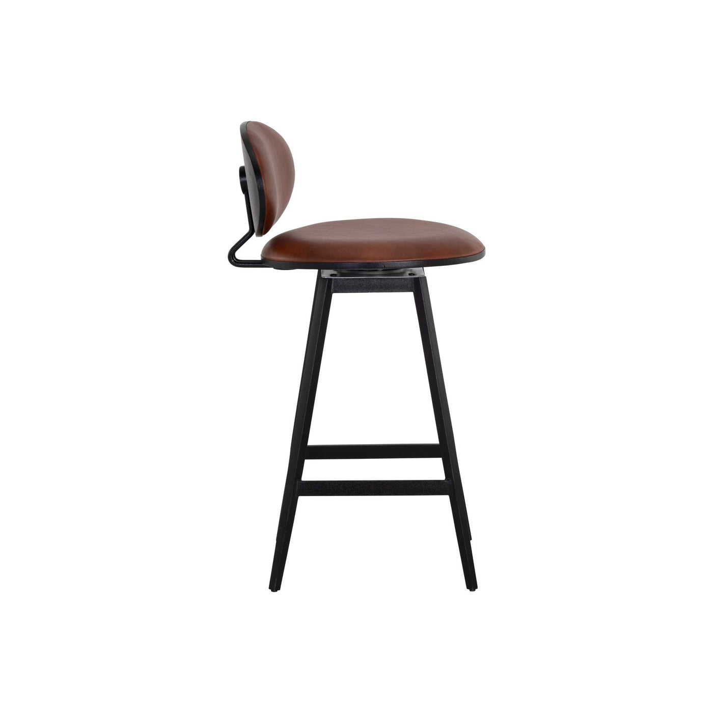 Ember Swivel Counter Stool - Bravo Cognac