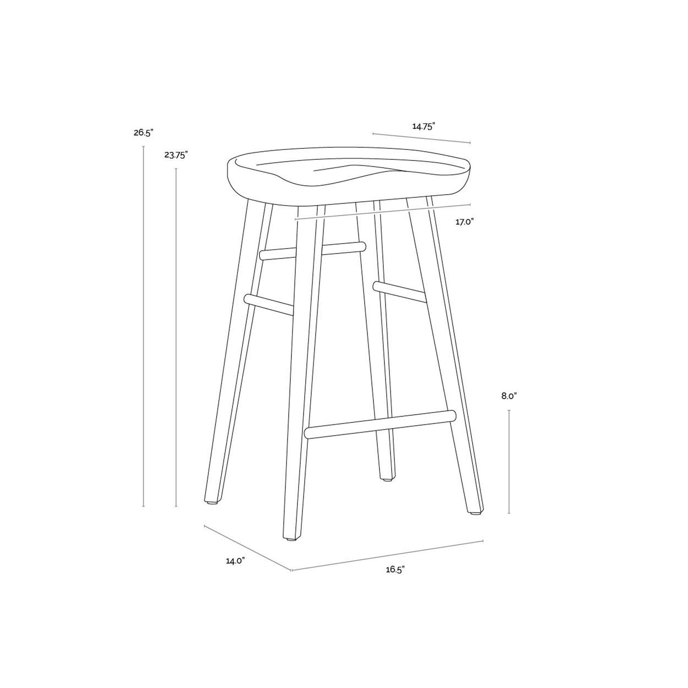 DOMINIC COUNTER STOOL