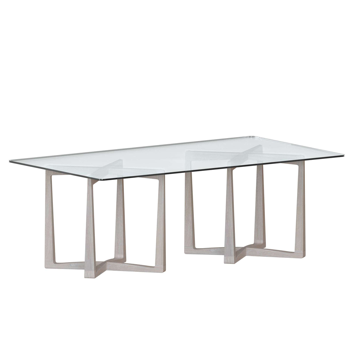 GLASS DINING TABLE TOP - RECTANGULAR - CLEAR - 86.5"