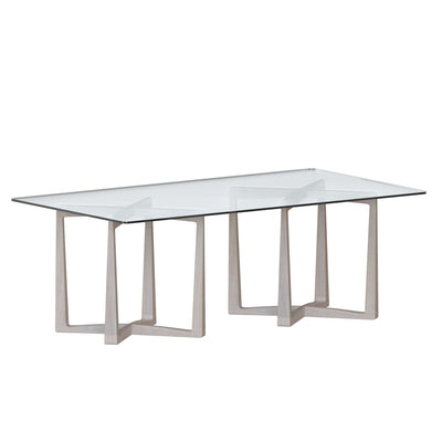 Glass Dining Table Top - Rectangular - Clear - 86.5"