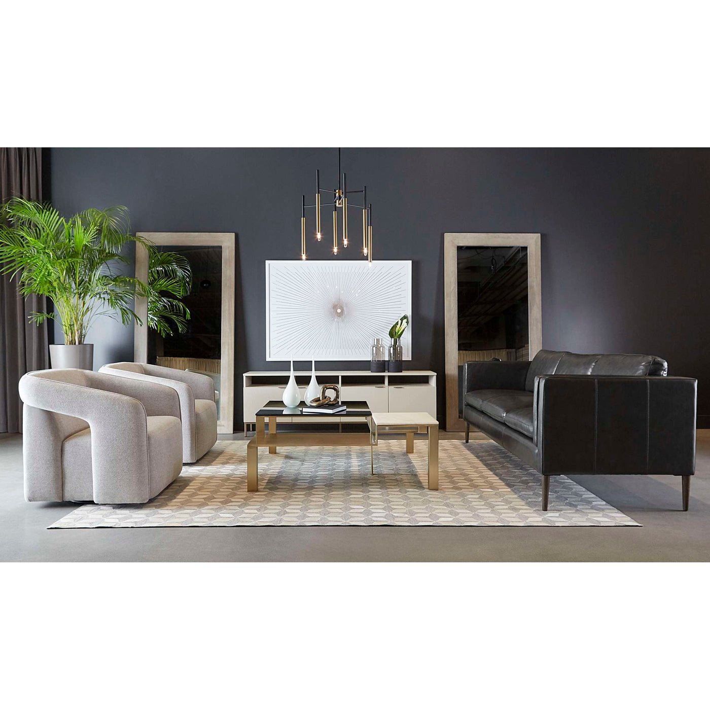 Ambrose Modular Media Console And Cabinet