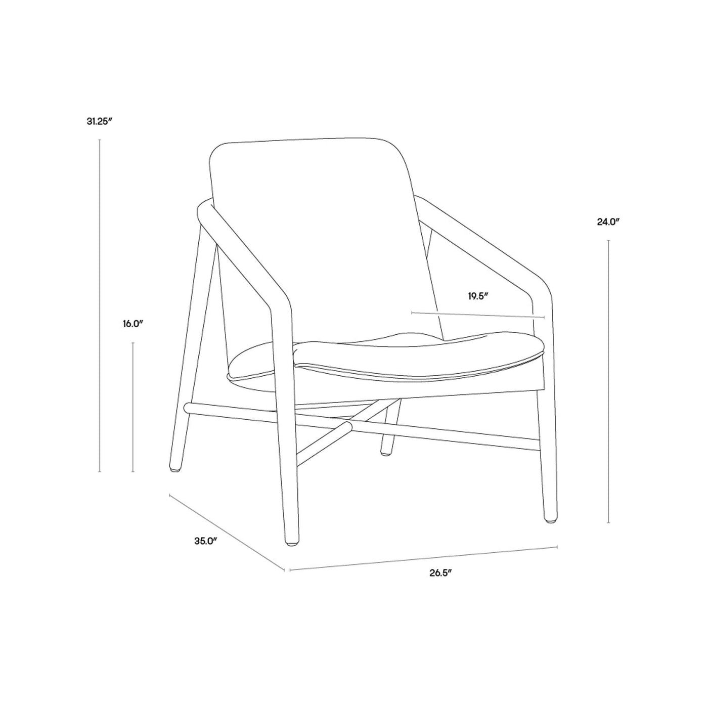 CINELLI LOUNGE CHAIR