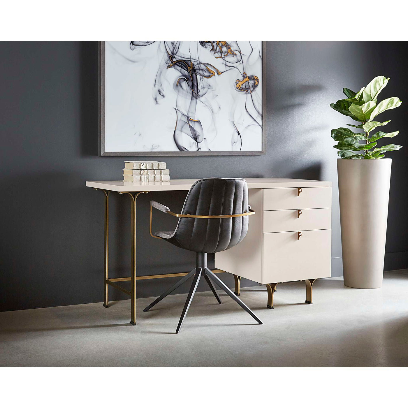 Celine Desk - Cream