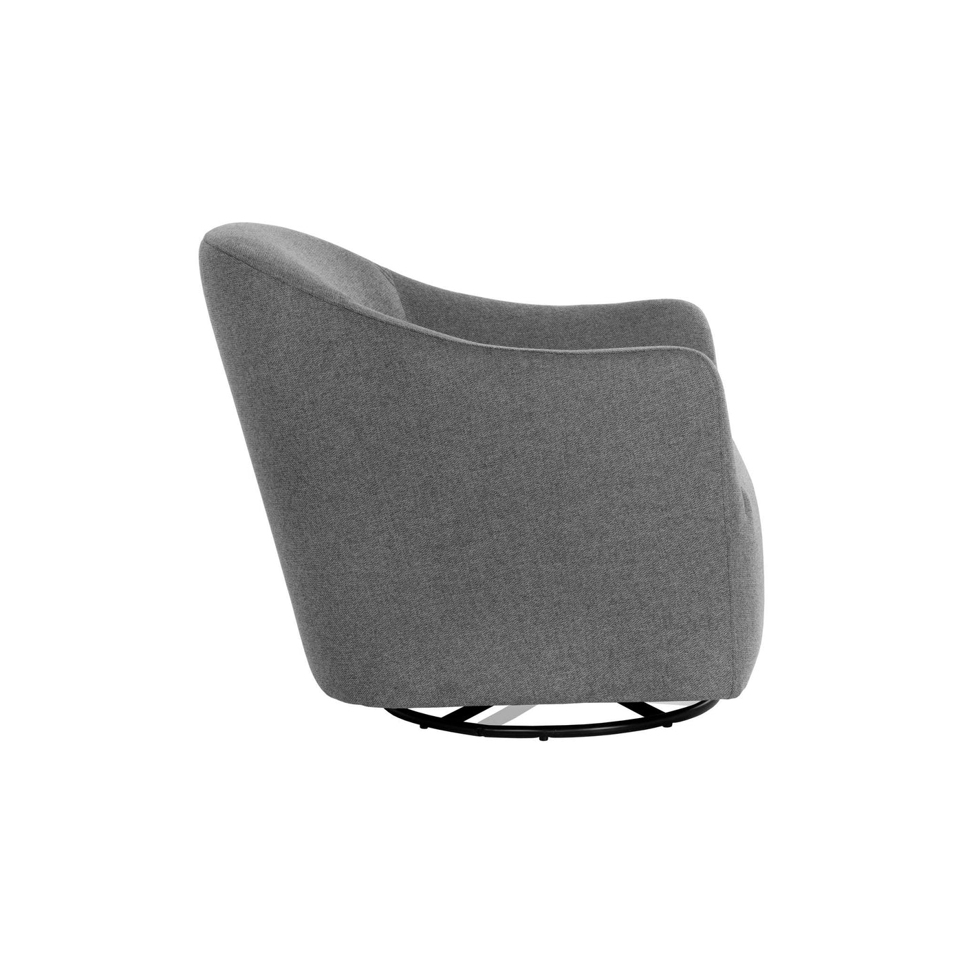 Silvana Glider Lounge Chair - Belfast Koala Grey