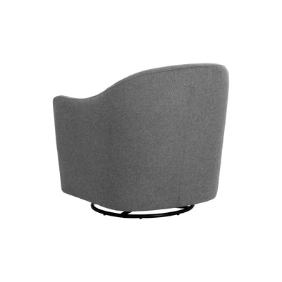 Silvana Glider Lounge Chair - Belfast Koala Grey