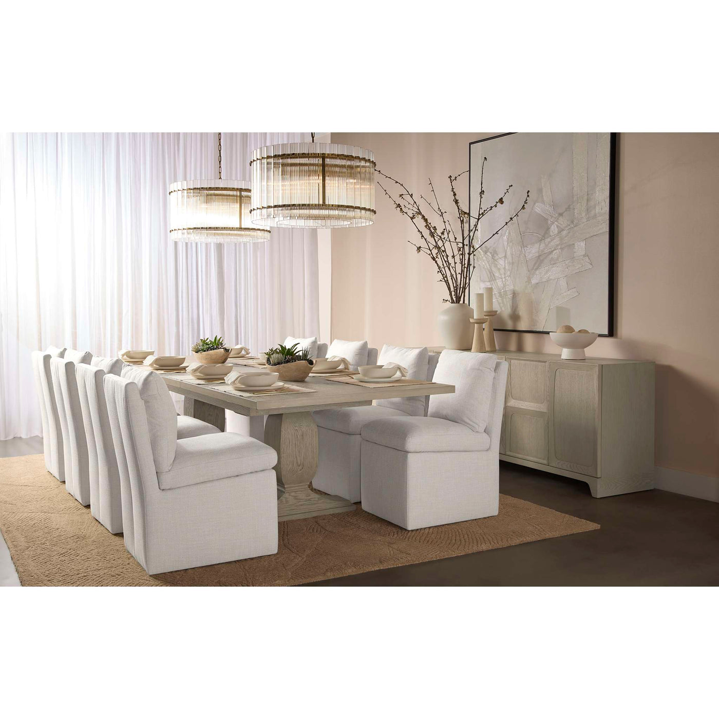 Glenrose Wheeled Dining Armchair