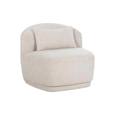 SORAYA SWIVEL ARMLESS CHAIR