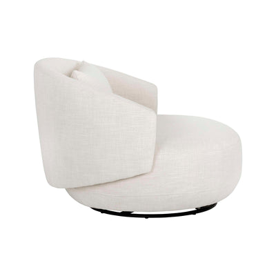 WALSH SWIVEL LOUNGE CHAIR - EFFIE LINEN