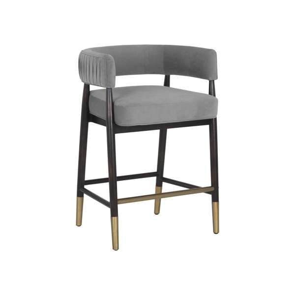 CALLEM COUNTER STOOL - ANTONIO CHARCOAL