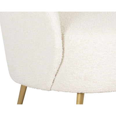 CLEA LOUNGE CHAIR - ALTRO WHITE