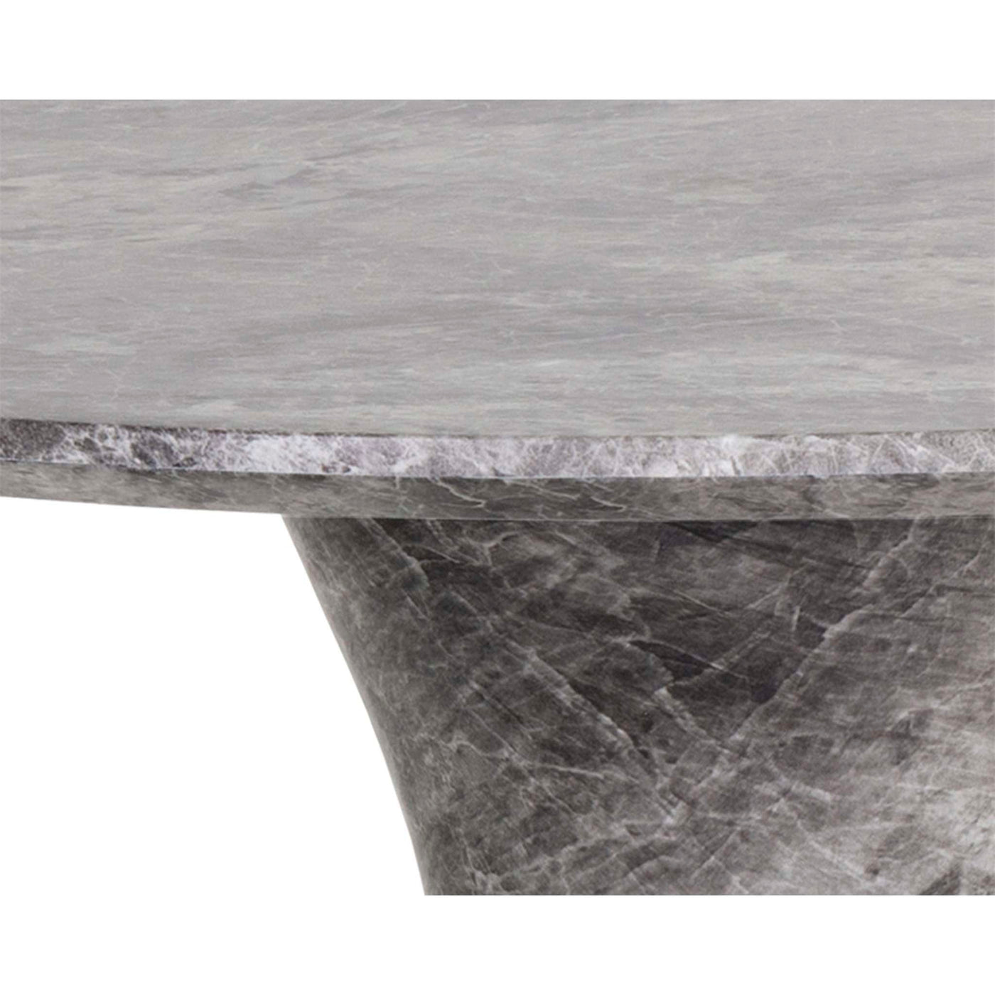 SHELBURNE COUNTER TABLE - MARBLE LOOK - GREY