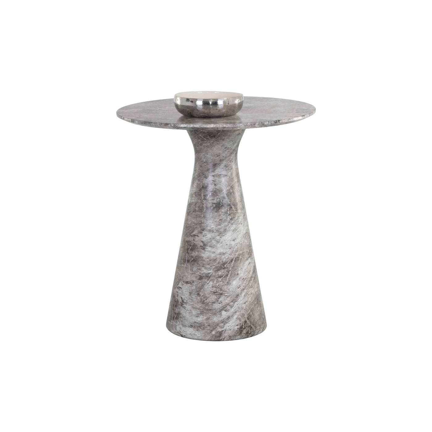 Shelburne Counter Table - Marble Look - Grey