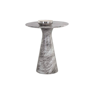 SHELBURNE COUNTER TABLE - MARBLE LOOK - GREY