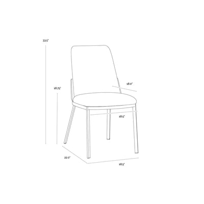 MARIE DINING CHAIR (Sef of 2)