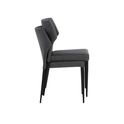 James Stackable Dining Chair (Sef Of 2)