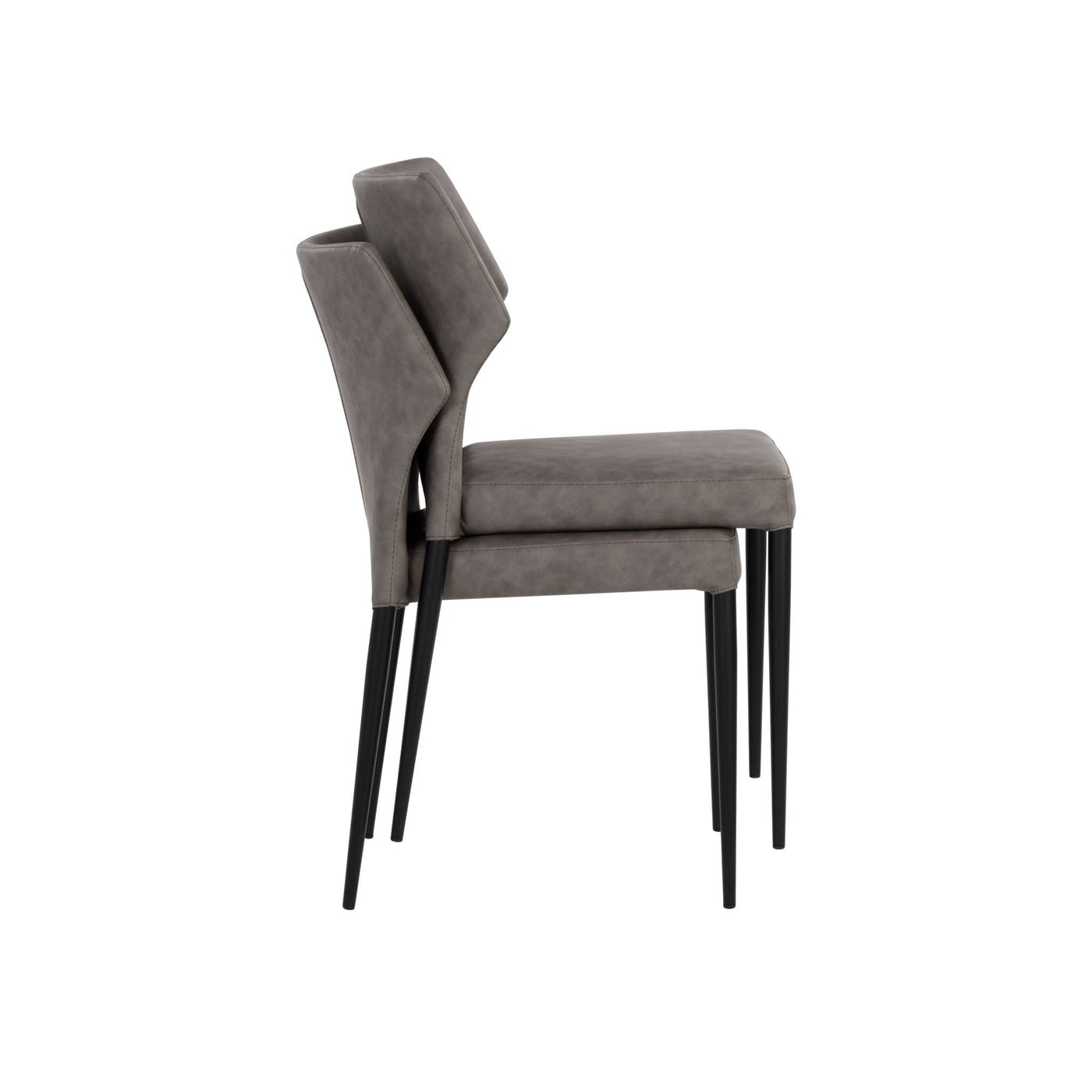 JAMES STACKABLE DINING CHAIR (Sef of 2)