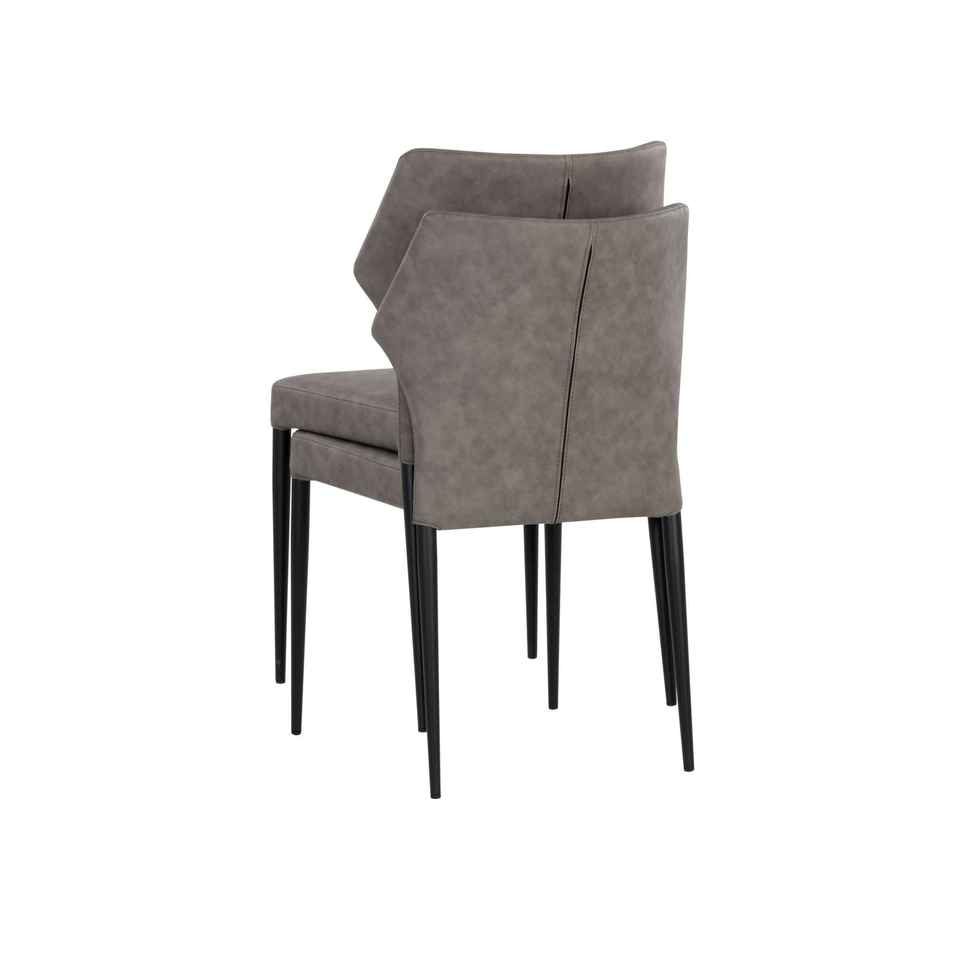 JAMES STACKABLE DINING CHAIR (Sef of 2)