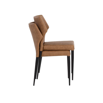 JAMES STACKABLE DINING CHAIR (Sef of 2)