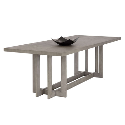 DISERA DINING TABLE - ASH GREY - 96"